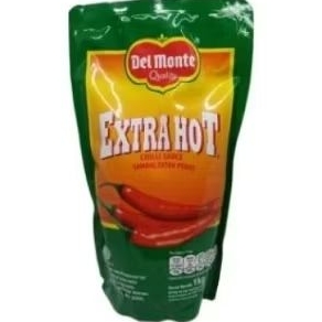 

Delmonte Del Monte Chilli Sauce Extra Hot Pouch 1 kg