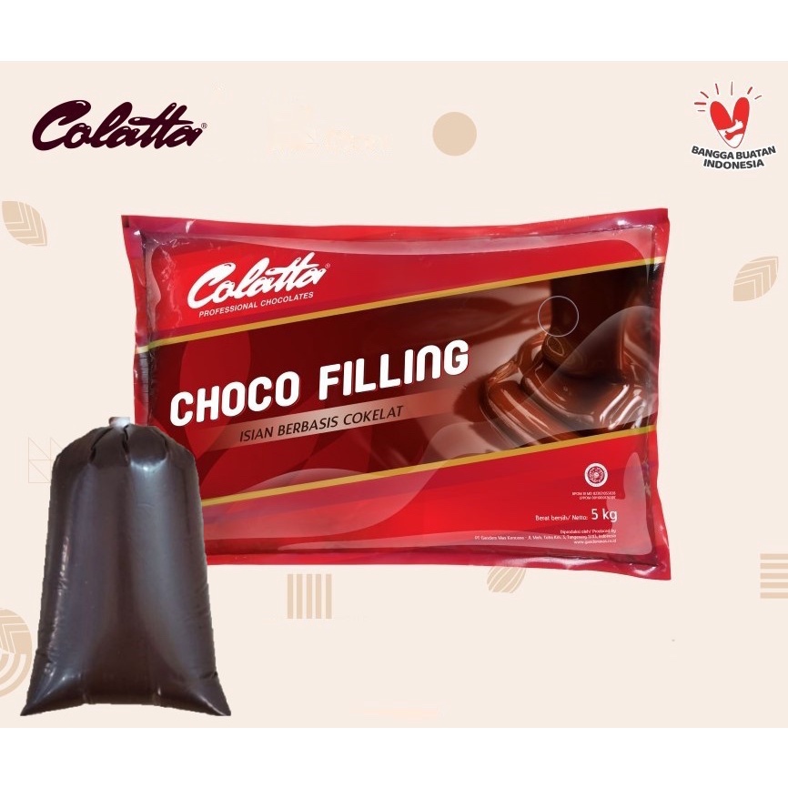 

Colatta Choco Filling 500gr – Selai Coklat Isian Roti Premium Chocolate (Citra Rasa)