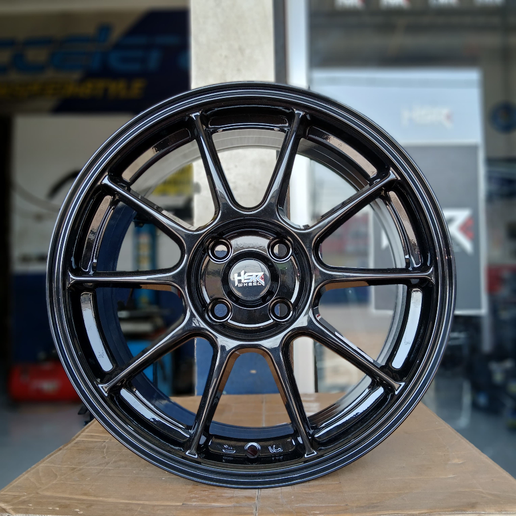 velg racing jazz ring 16 hsr type zero lebar 7 rata warna glossy black