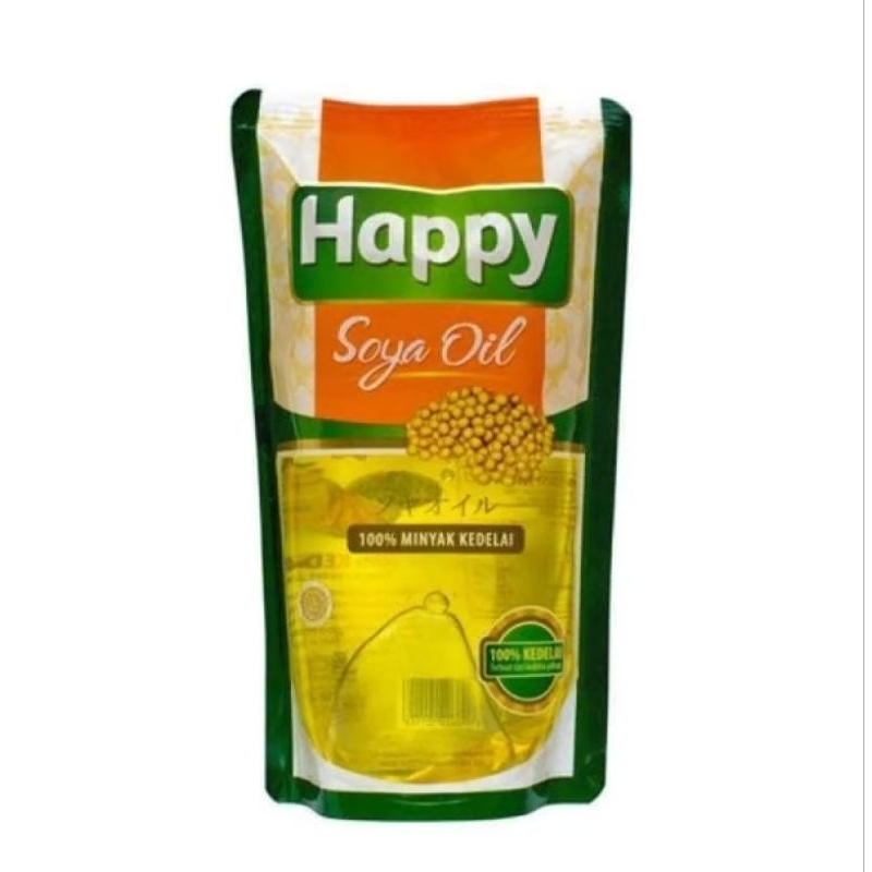 

Happy Soya Oil Minyak Kedelai Refill 1 liter