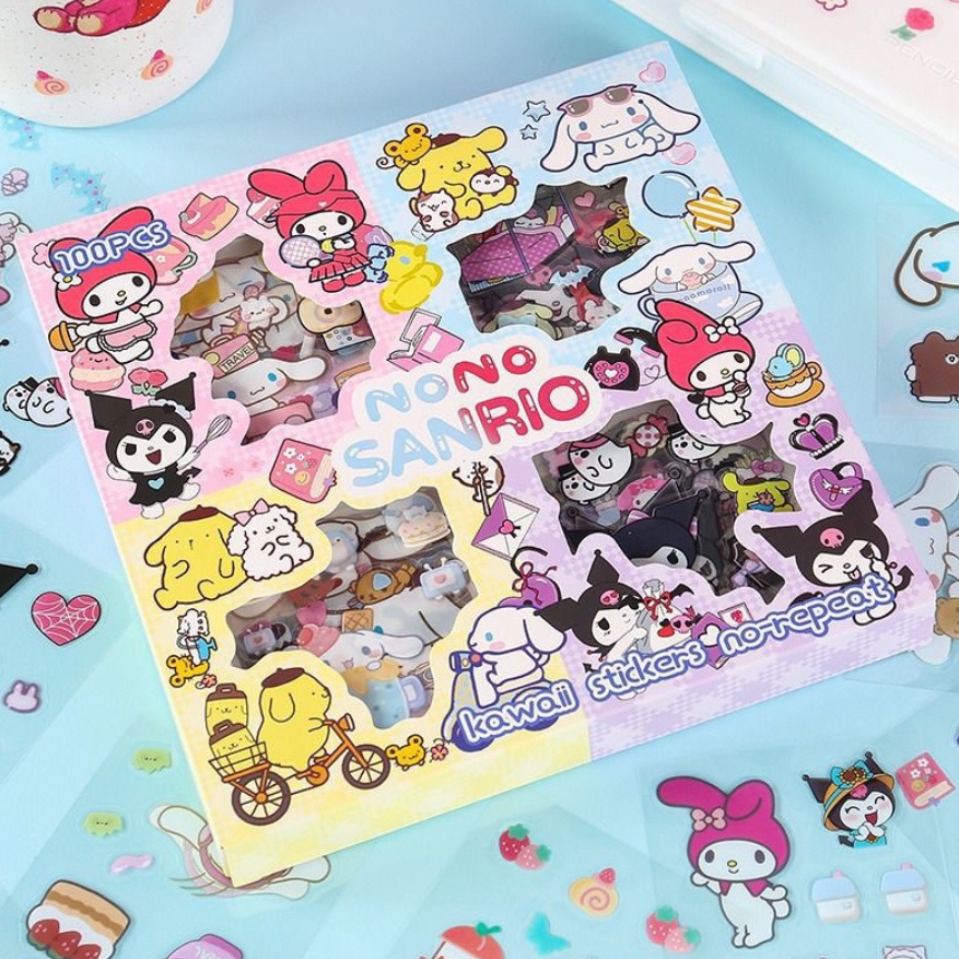 

Jangan ketinggalan 1 Lembar Sticker Sanrio Waterproof Stiker Momo Mixue Barbie Botol Minum Tumblr Viral