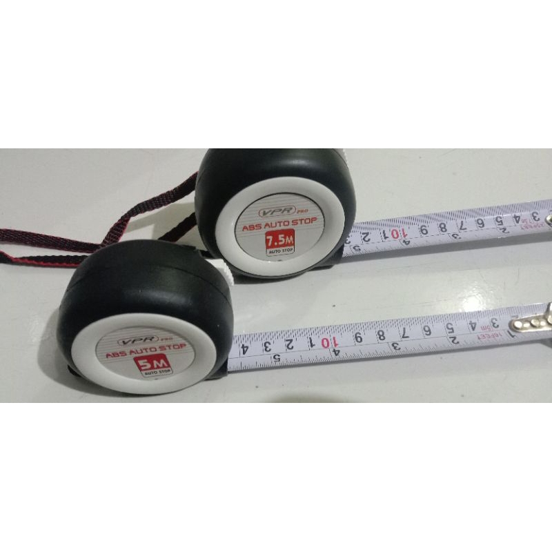 meteran ABS auto stop VPR/measuring tape ABS 5m-7,5m VPR