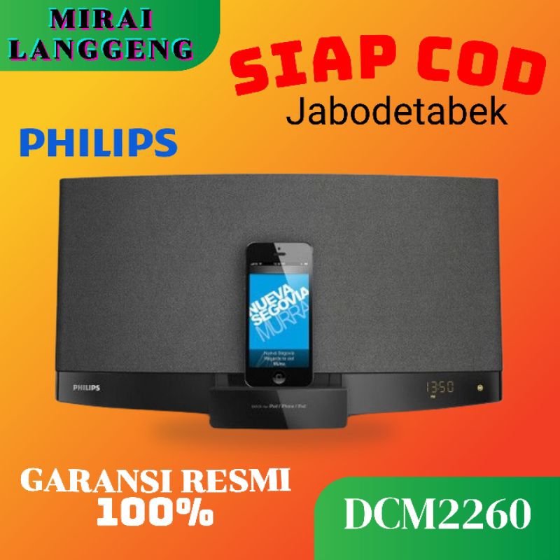 PHILIPS DCM2260 WHITE MINI HIFI SPEAKER