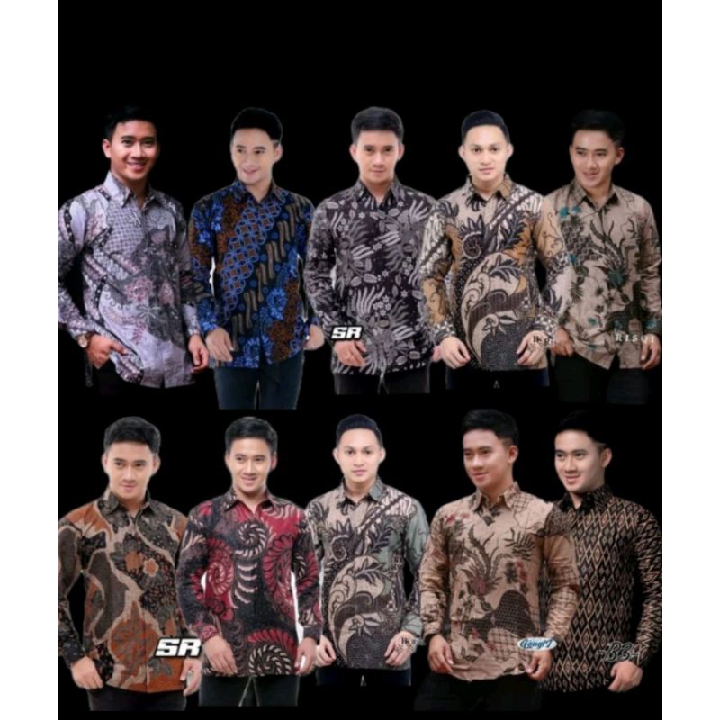 (COD) KEMEJA BATIK MOTIF NAGA CASUAL DISKON / KEMEJAKERJA / FASHION PRIA