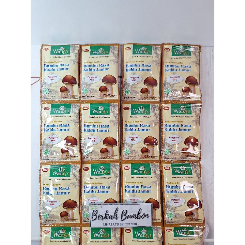 

WANG'S Bumbu Rasa Kaldu Jamur sachet 6 g
