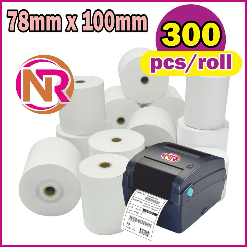 

18 ROLL ( 1DUS ) THERMAL 78X100/80X100 ISI 300PCS