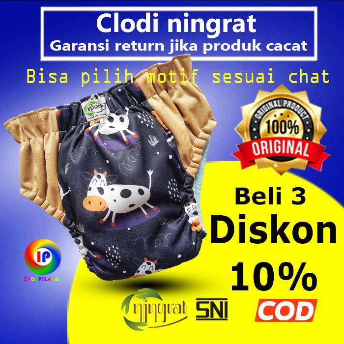 clodi ningrat pempes bayi popok kain bayi cuci ulang pempers pampers pempes clodi celana diapers new