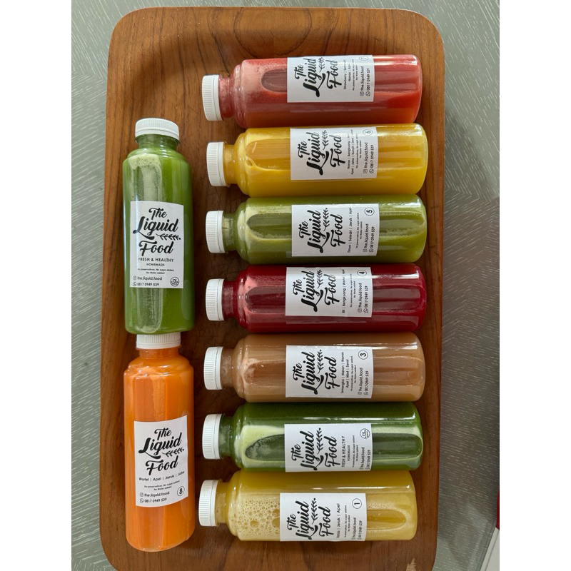 Coldpressed Juice 100% Buah / Sayur Jus Diet Detox Natural 250 ml (Menu sementara)