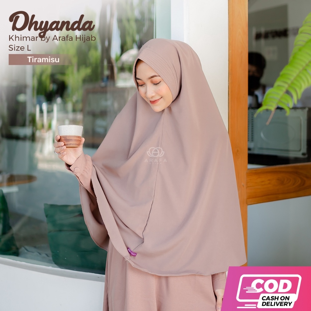 KODE T33R Arafa Hijab  Khimar Dhyanda L  Wolfis Premium  Pet Antem  Jilbab Kerudung Syari