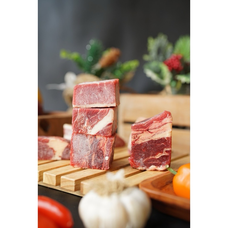 

[GRASS FED] Daging Iga Sapi Short Ribs Bone in Australia 1kg