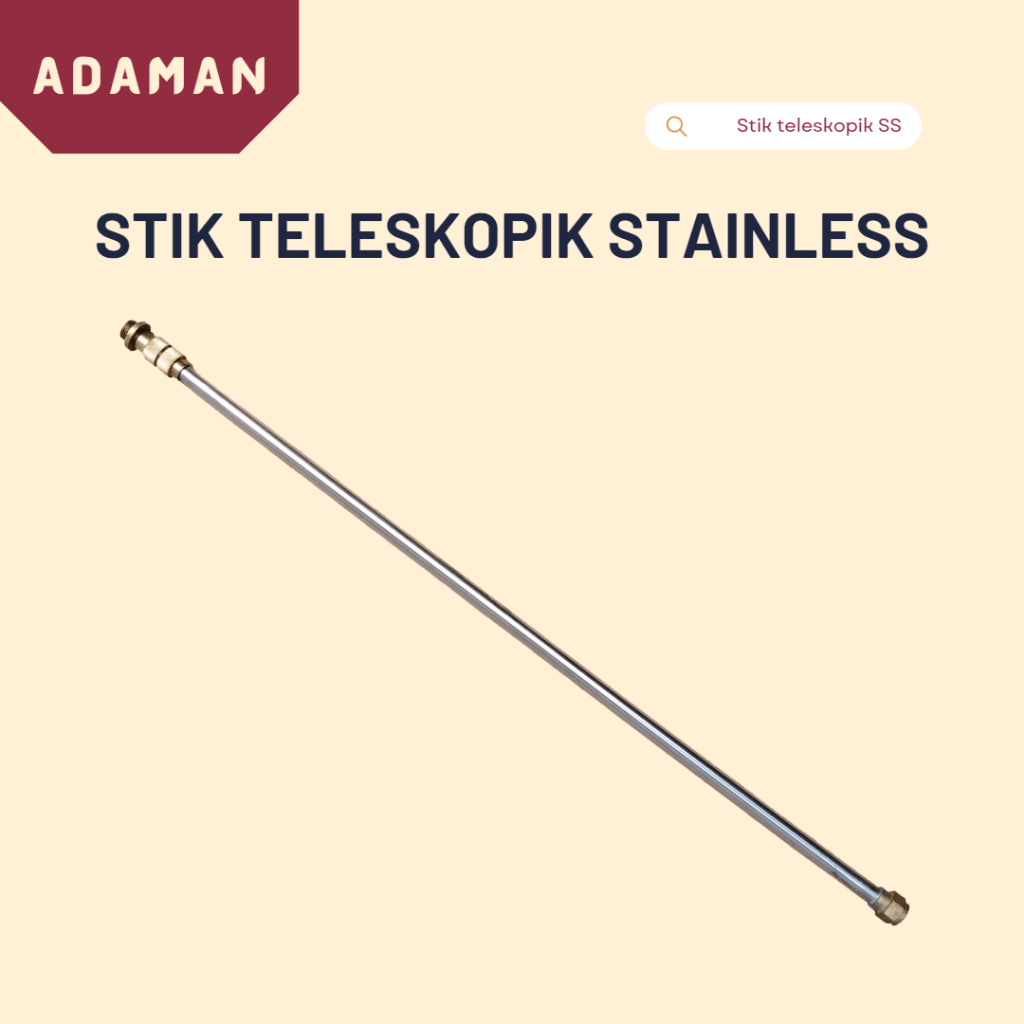 Stik teleskopik/pipa teleskopik sparyer stainless 16 liter