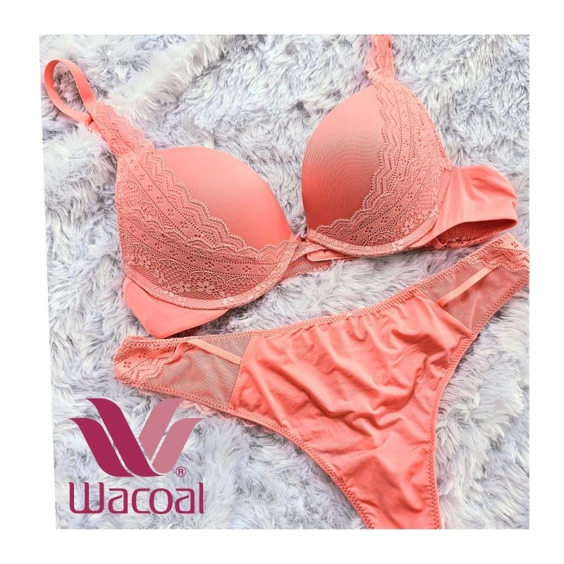 BRA SET WACOAL + PANTY THONG CELANA DALAM IB 4490 PAKAI KAWAT BUSA SEDANG K83 IB4490 IP4490