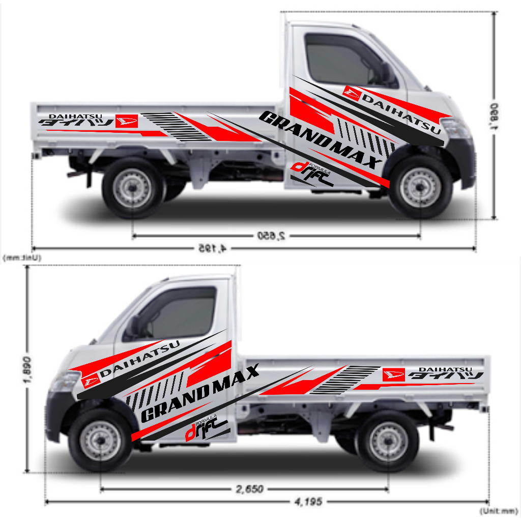 0385 promo sticker mobil keren sticker cutting mobil pick up grand max terbaruuuuu