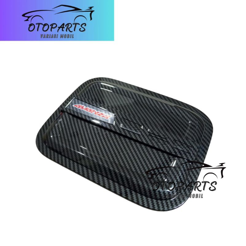 TANK COVER AVANZA  2004-2011 CARBON AKSESORIS TUTUP TANKI AVANZA