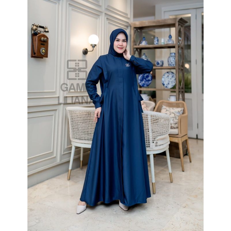 GAMIS LILIANA ORIGINAL GUZEL / BAJU GAMIS POLOS / BAJU GAMIS