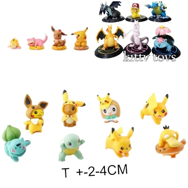 figure pokemon Pikachu isi 6 topper cake pokemon