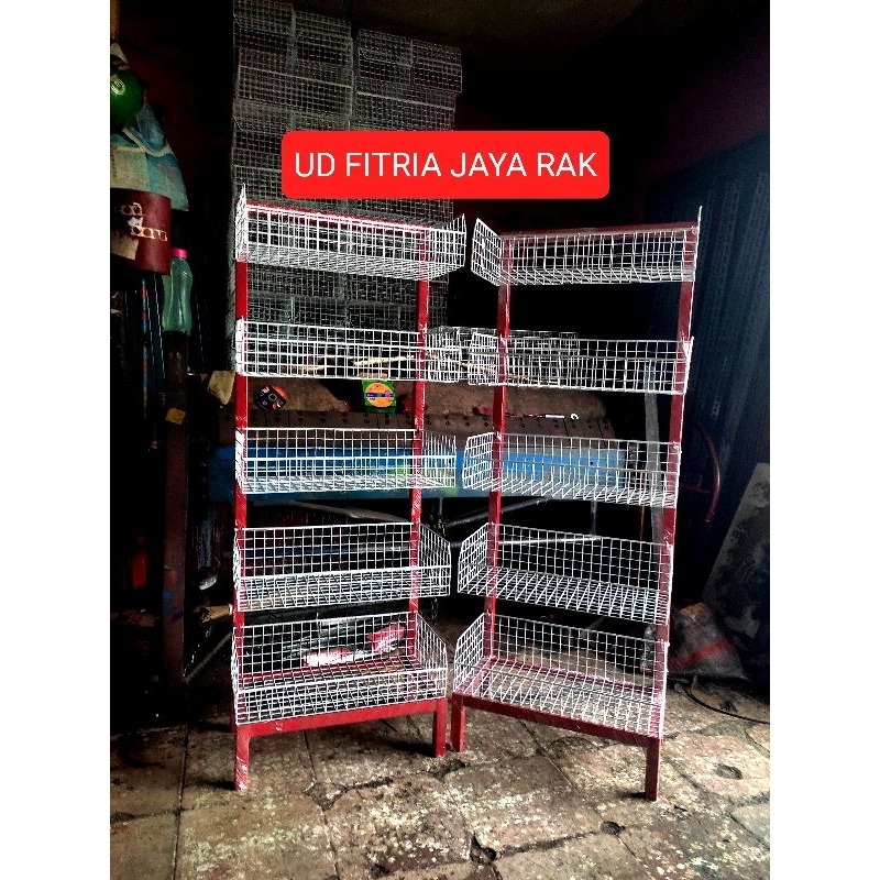 rak ciki Snack rak warung  5 susun termurah
