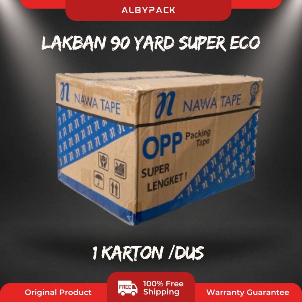 

Lakban Bening Solalsi Bening Lakban Packing Kartonan 90 YARD SUPER ECO P22