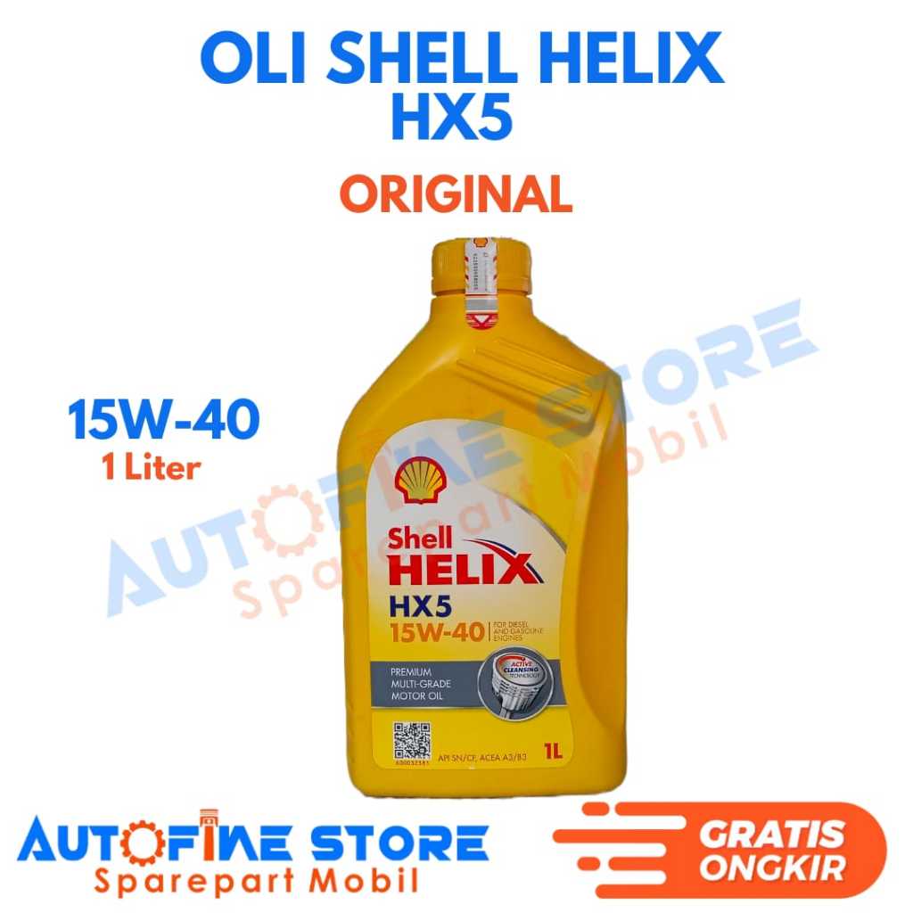 Oli Shell Helix HX5 15W-40 Original