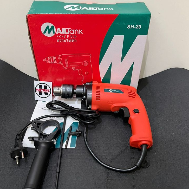 MAILTANK IMPACT DRILL SH20 BOR 13 MM DENGAN 2 FUNGSI IMPACT DAN DRILL