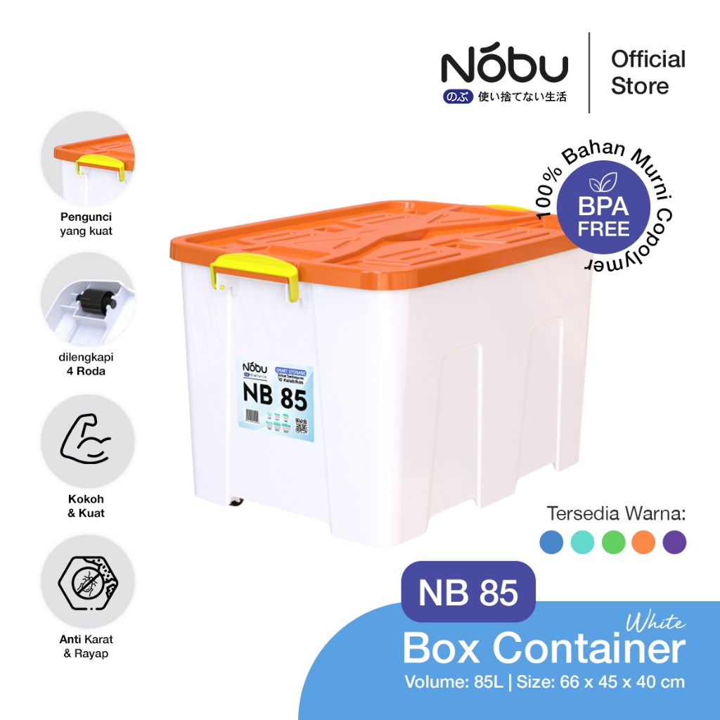 NEW CONTAINER BOX NOBU 85 LITER / CONTAINER SERBAGUNA NOBU 85 LITER