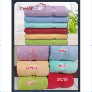 Handuk Merah Putih uk 70x135 Jumbo