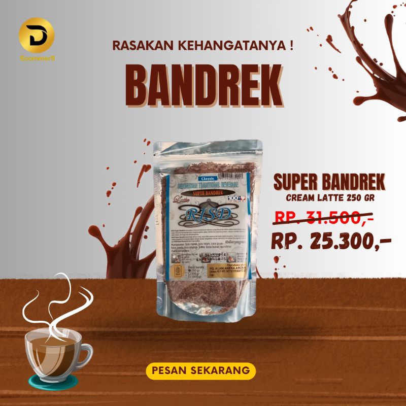 

RISD Bandrek Cream Latte 250 Gr
