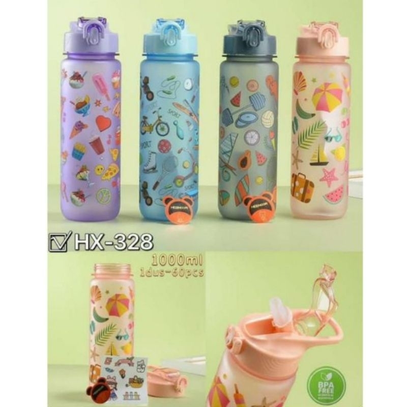 Botol Minum Sedotan Heenoor 328 1000ML