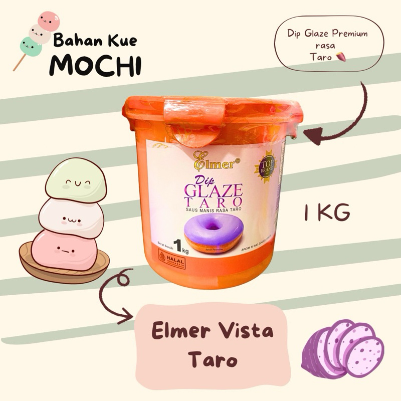 

Elmer Dip Glaze 1 KG - Taro / Glaze Elmer 1KG Taro