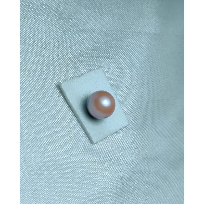 butiran mutiara air laut pink natural