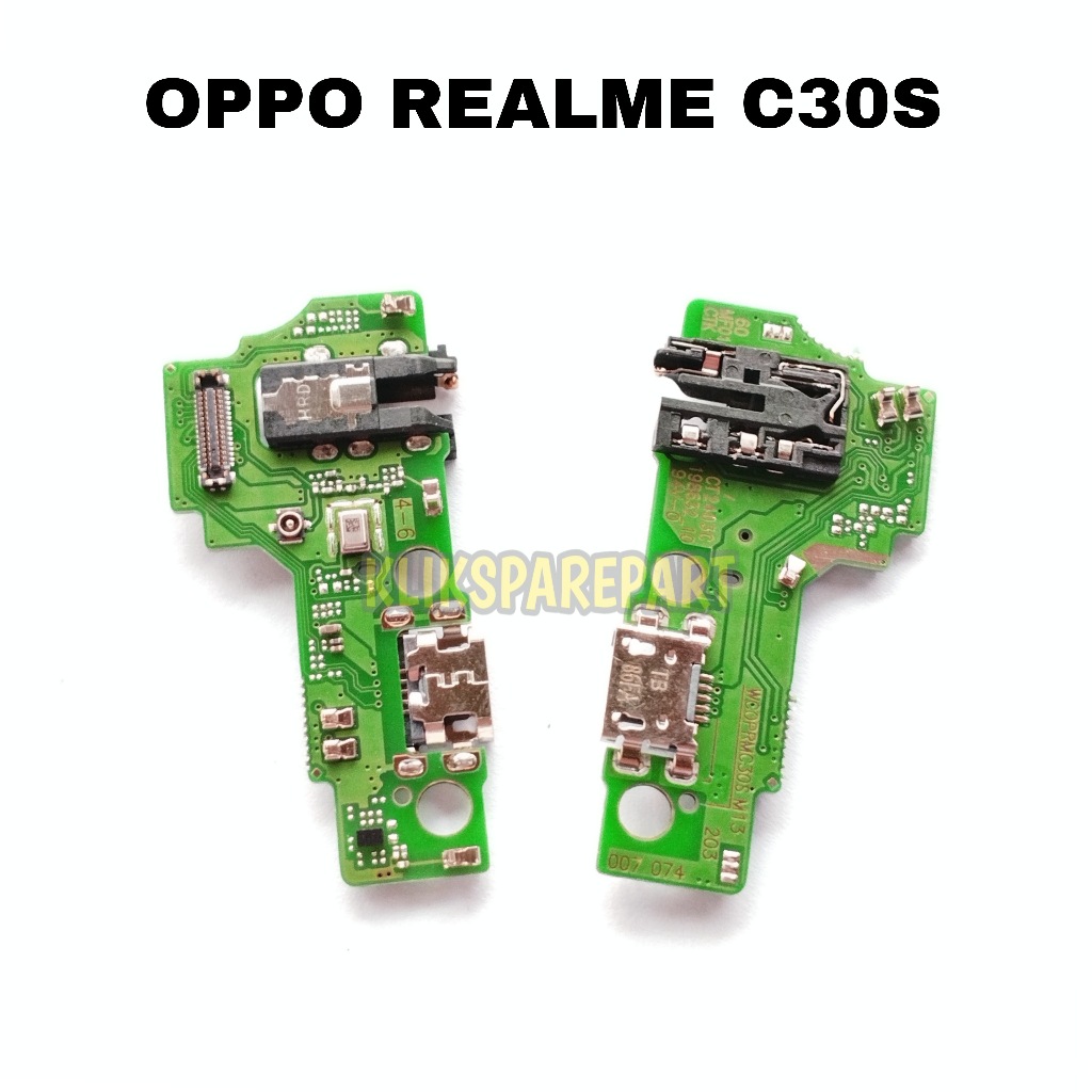Konektor Charger Realme C30S Plus 5G Pcb Papan Cas Usb Board Mi