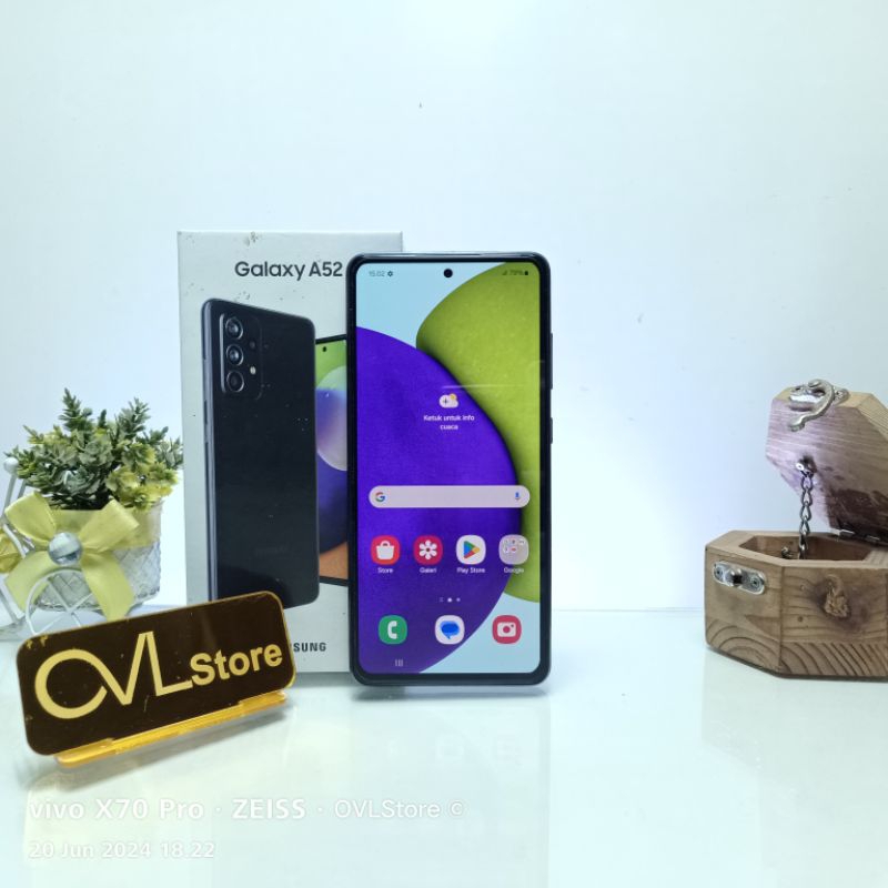 SAMSUNG A52 RAM 8/256 GB HP SECOND MURAH GARANSI RESMI