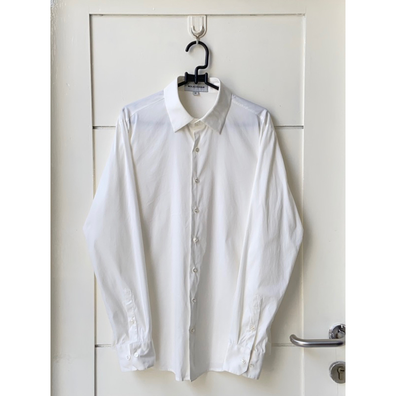 SOLID HOMME White Shirt