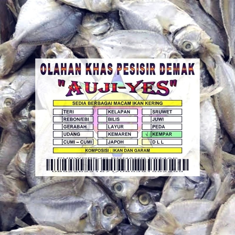 

GEREH IKAN KEMPAR KHAS DEMAK 100 Gram