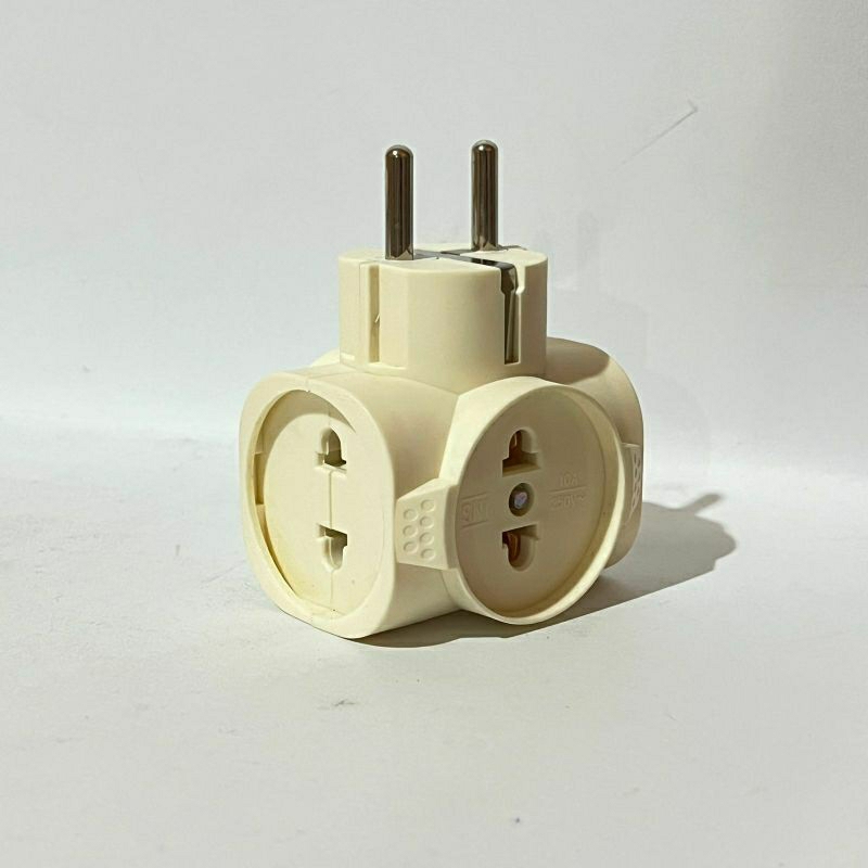 CHARGER STOP KONTAK STEKER T MULTI 4 CABANG BG-6814 BRIGHT-G