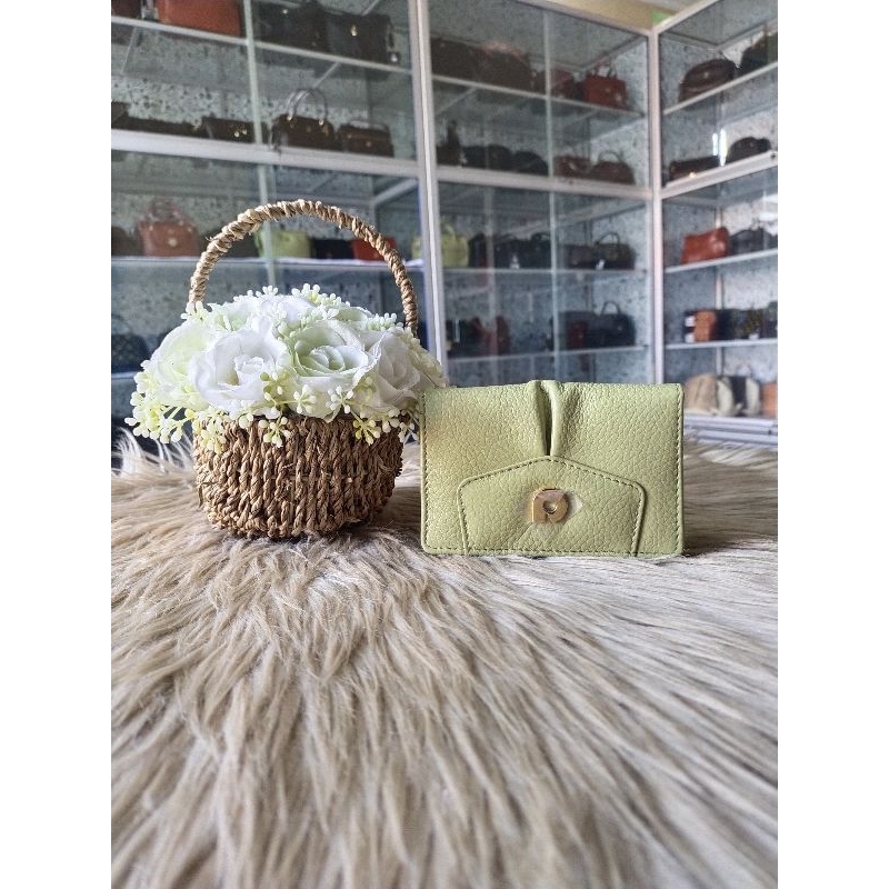 Dompet Papillon D1108 warna hitam baby green, kopi, cokoren