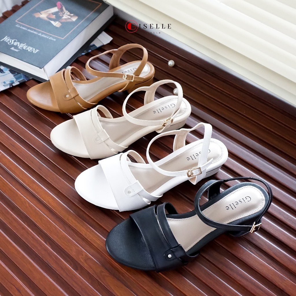Giselle Colls - Leona Sandal Wanita Heels 3 cm