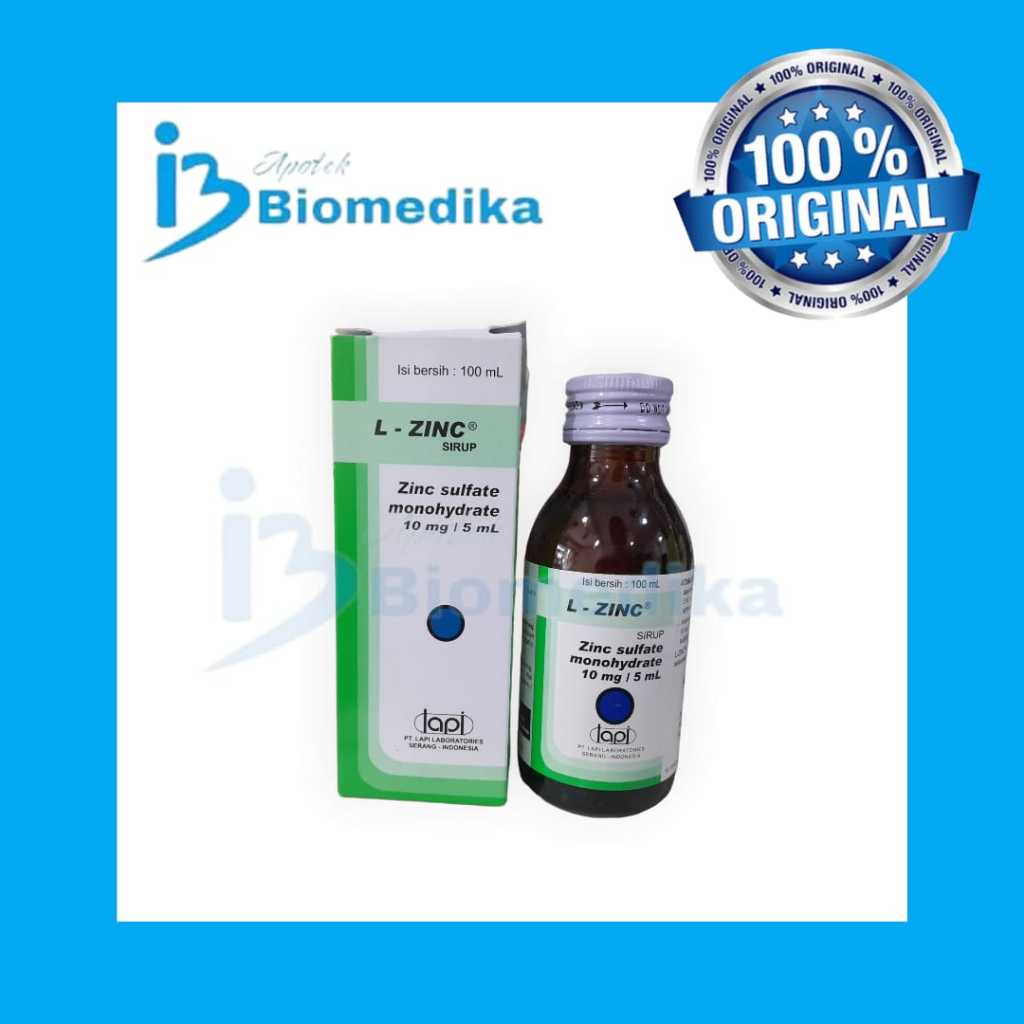 L-Zinc Sirup 60 ml Obat Diare Anak