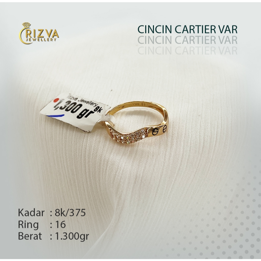 Cincin Emas Wanita Cartier Var