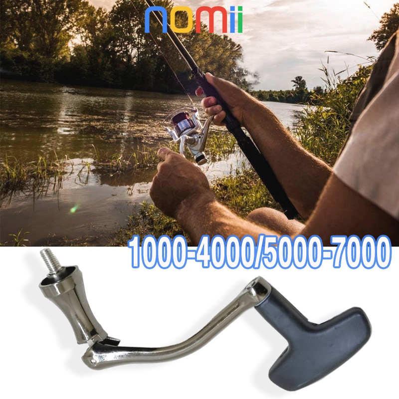 Handle Reel Ply Fish CNC Silver Chrome Engkol Reel Power Handle 1000 - 7000