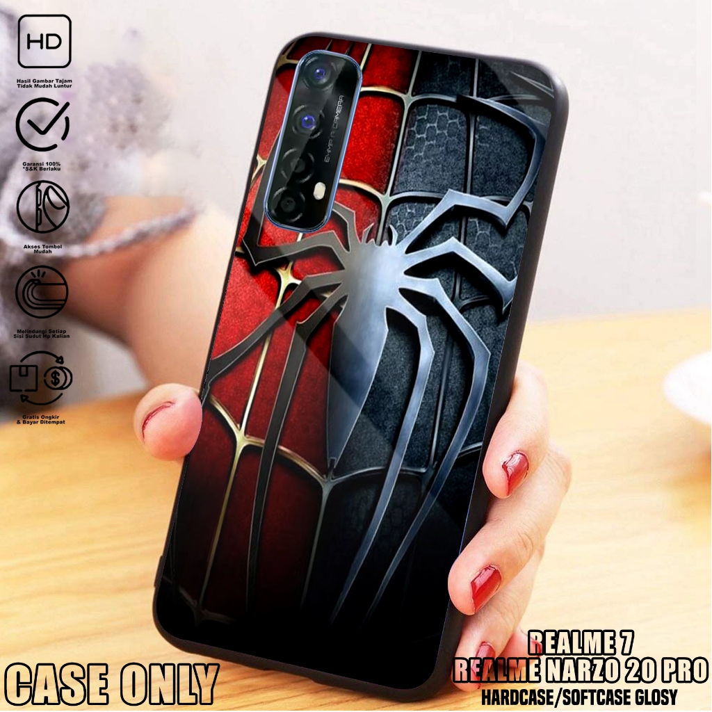 Case REALME 7- Casing REALME 7 [ SPDRMN ] Silikon REALME 7  - Kesing Hp - Casing Hp  - Case Hp - Cas