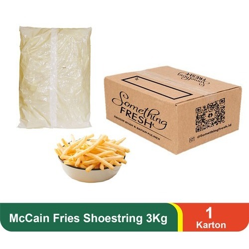 

MCCAIN PICT SHOESTRING 3 KG, KENTANG BEKU TEBAL PERPACK