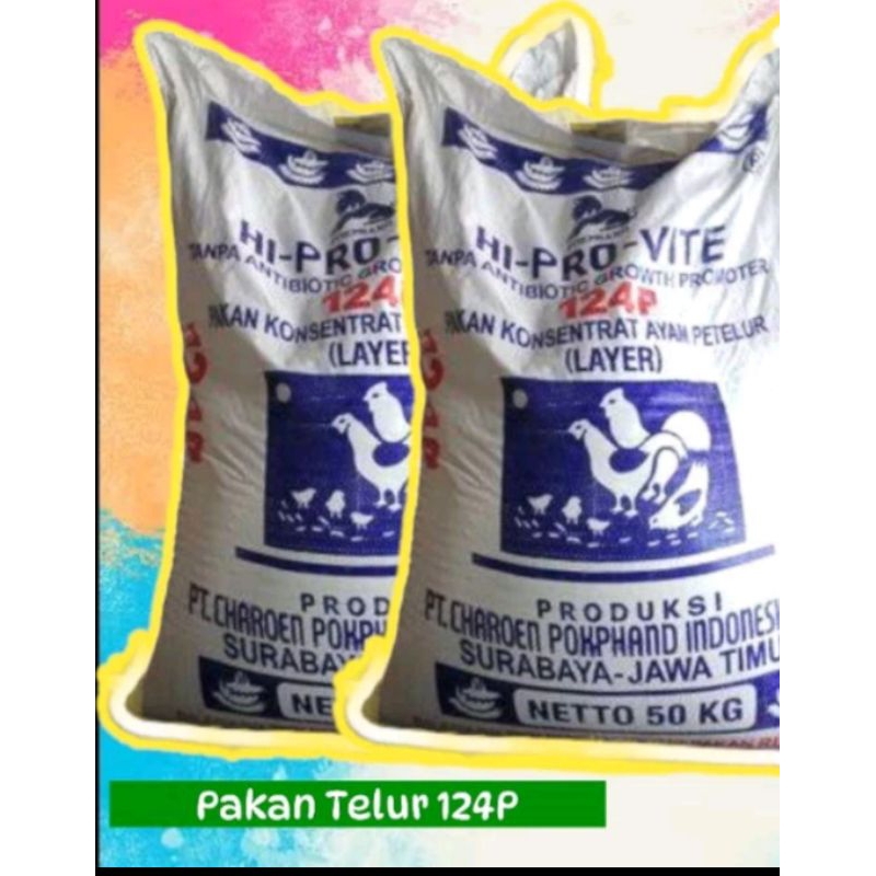 Konsentrat Ayam Petelur 124P 15Kg Pakan Unggas dll