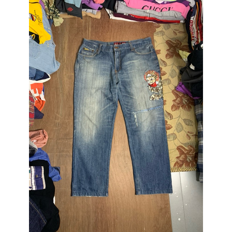 Oniarai x Jizo Bosatsu Jeans