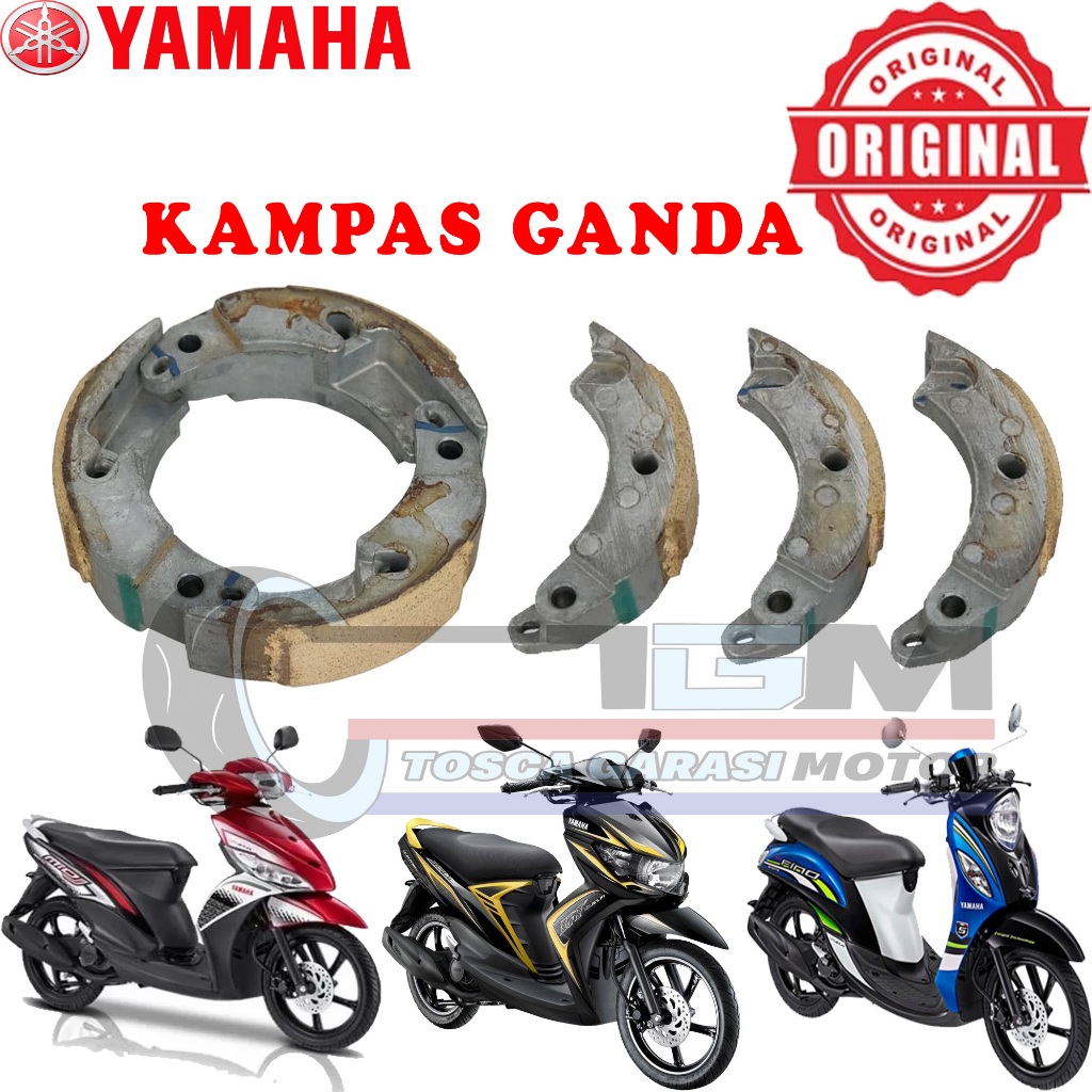 KAMPAS GANDA MIO J FINO 115 XRIDE 115 SOUL GT 115 ORI YGP KAMPAS KOPLING GANDA MOTOR MATIC