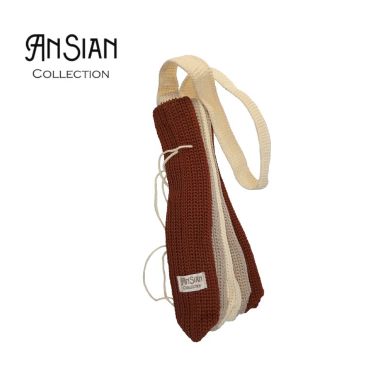 PLEATS WRINKLE CROCHET BAG | TAS RAJUT SERUT