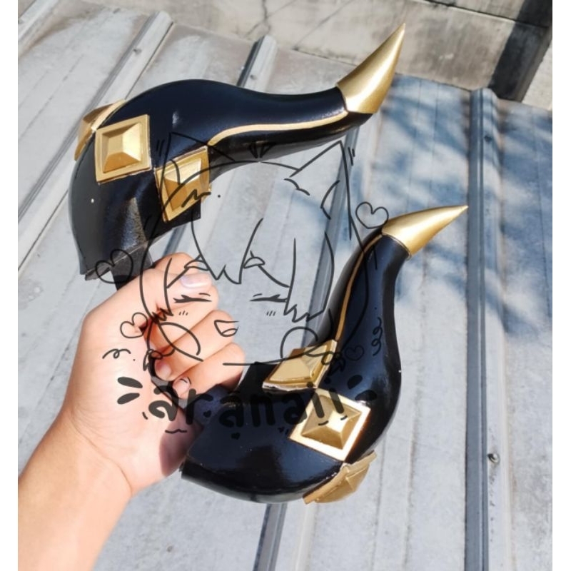 aksesoris cosplay tanduk nilou