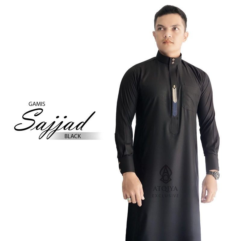 Gamis Jubah Atqia Thobe Nabhan & Sajjad / Jubah Pria/ Gamis Kekinian/ Gamis New