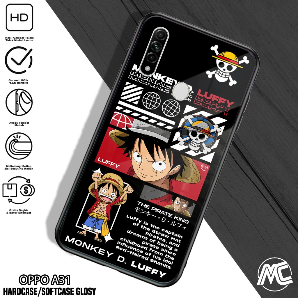 Case OPPO A31 ( ONE PIECE )  OPPO A31 Hp - Casing Hp  - Case Hp - Case Terbaru - Case Terlaris - Sof