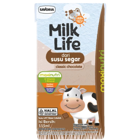 

Susu MilkLife UHT Kids 115 ml Classic Coklat Chocolate